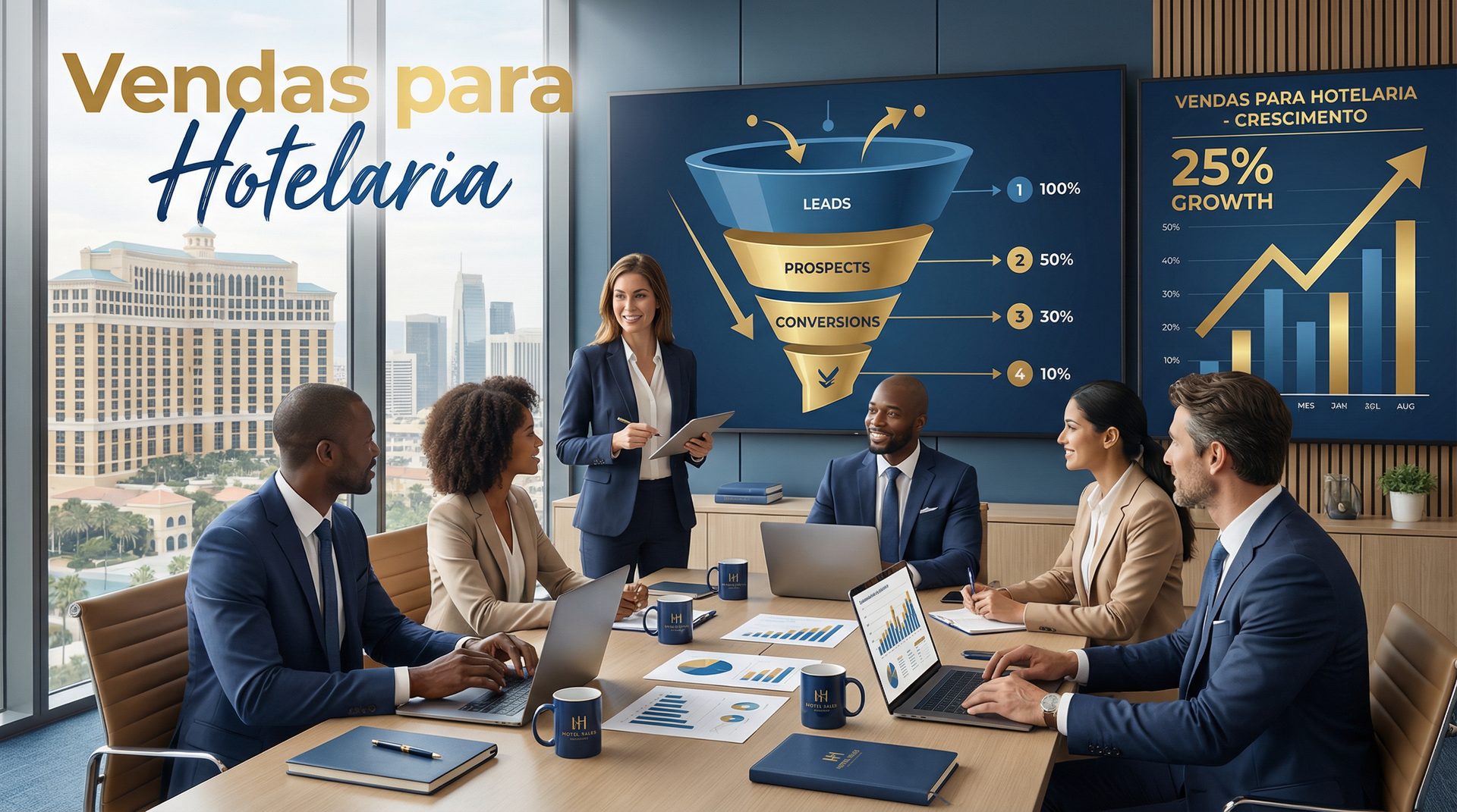 Funil de vendas para hotéis