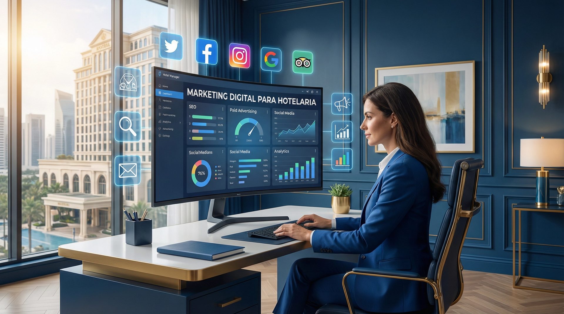 Estratégia de marketing digital para hotéis