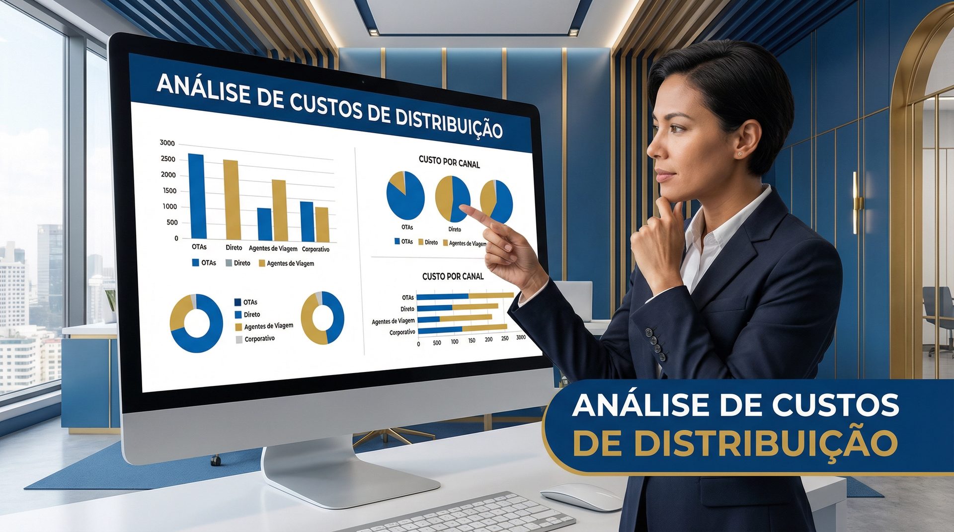 Análise de custos de distribuição hoteleira