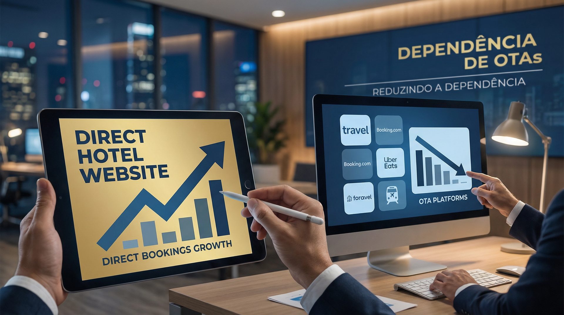 Fortalecimento de site direto para hotéis