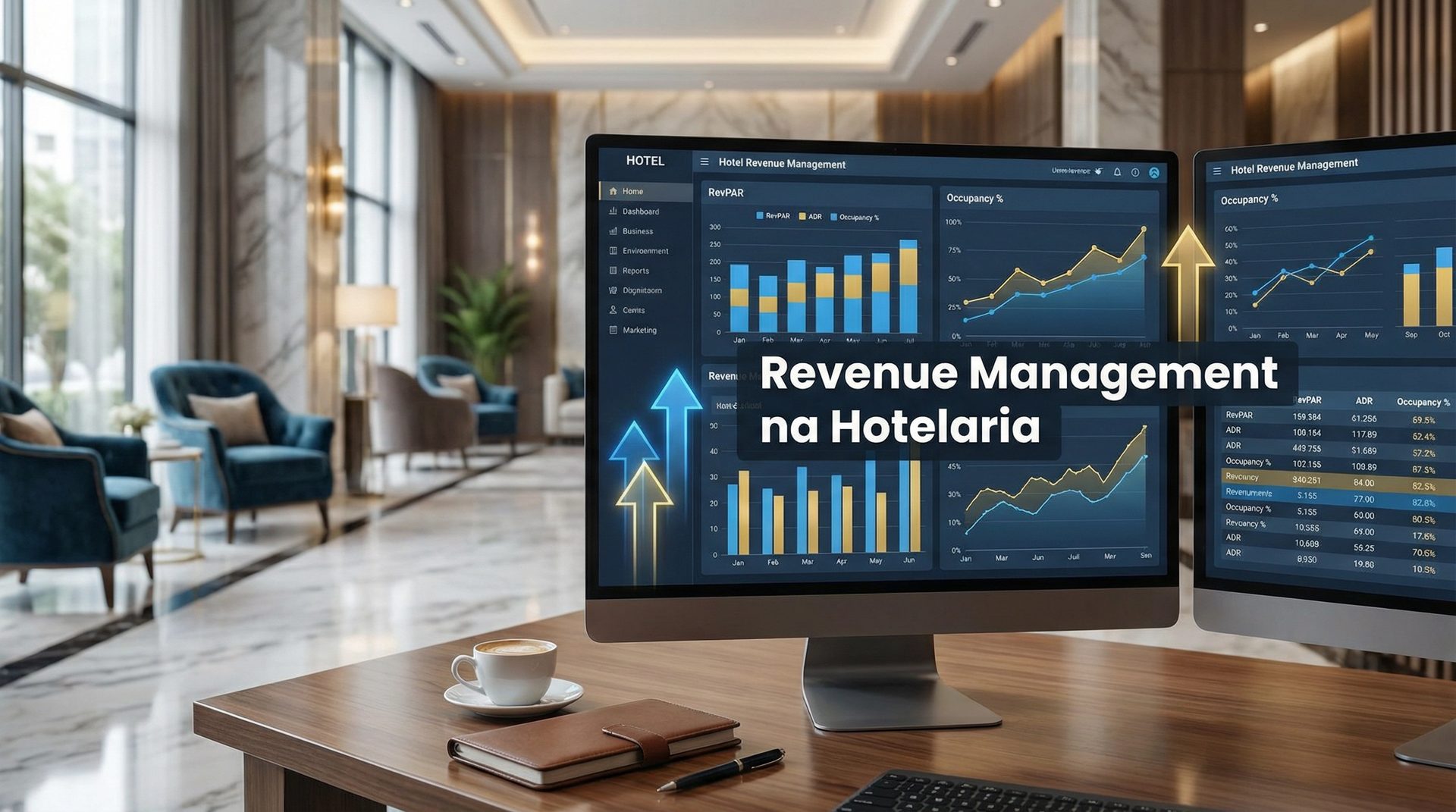 Estratégia de Revenue Management em hotelaria com análise de dados de ocupação e tarifa